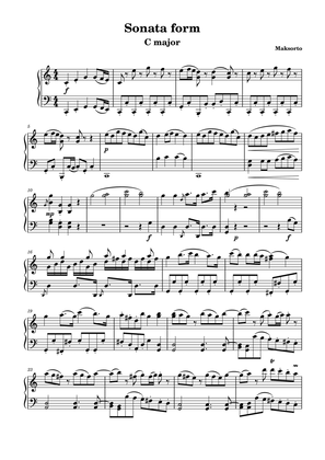 Sonata form_C major