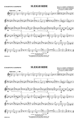 Sleigh Ride: E-flat Baritone Saxophone