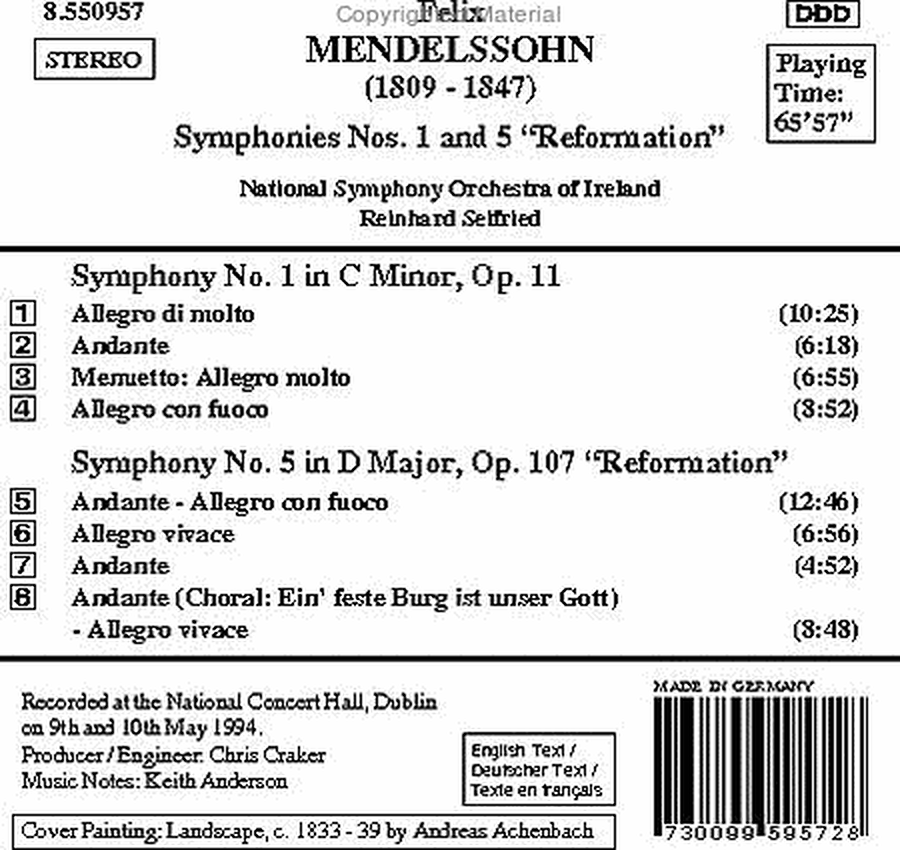 Symphonies Nos. 1 & 5