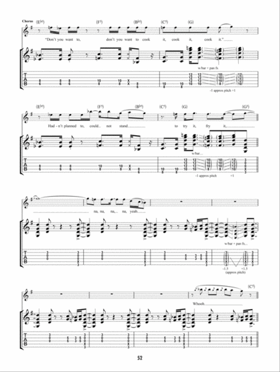 For Your Life Guitar Tablature scores gallery preview page 3