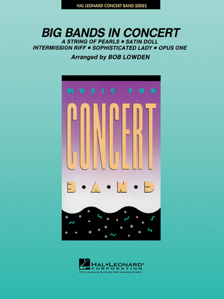 Book cover for Big Bands in Concert