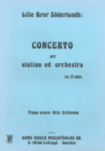 Concerto per violino ed orchestra