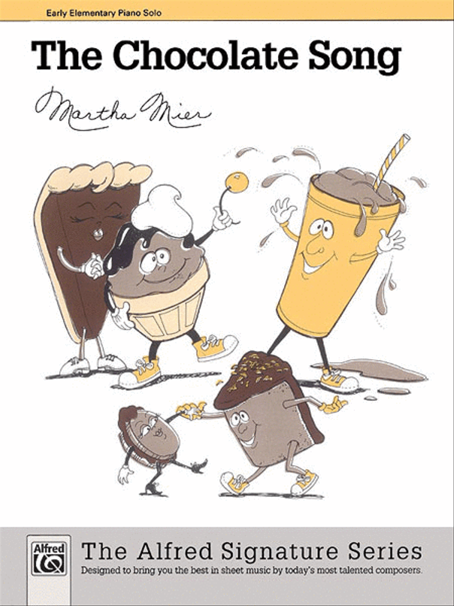 The Chocolate Song Easy Piano scores gallery preview page 1