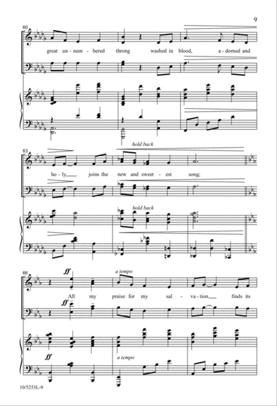 The Only Lamb 4-Part scores gallery preview page 9
