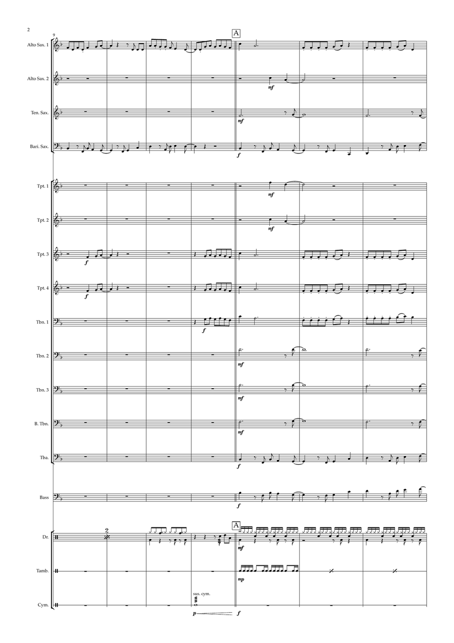 I Ain't Worried Jazz Ensemble scores gallery preview page 2