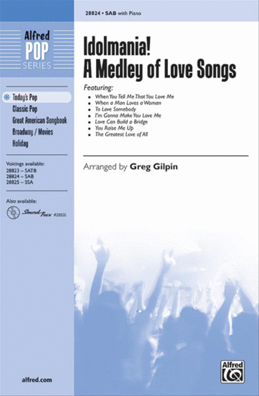 Idolmania! A Medley of Love Songs 3-Part scores gallery preview page 1