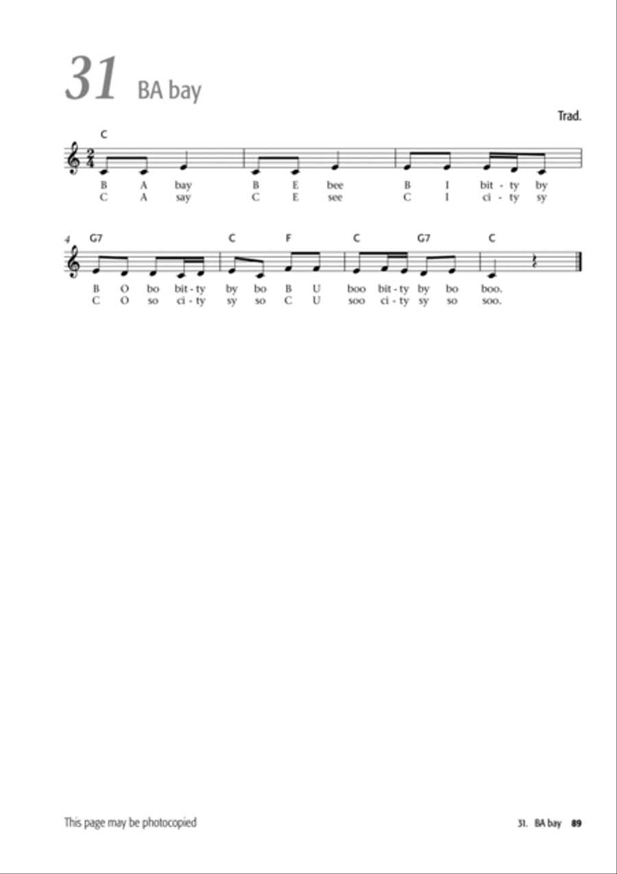 Young Voiceworks Unison Choir scores gallery preview page 20