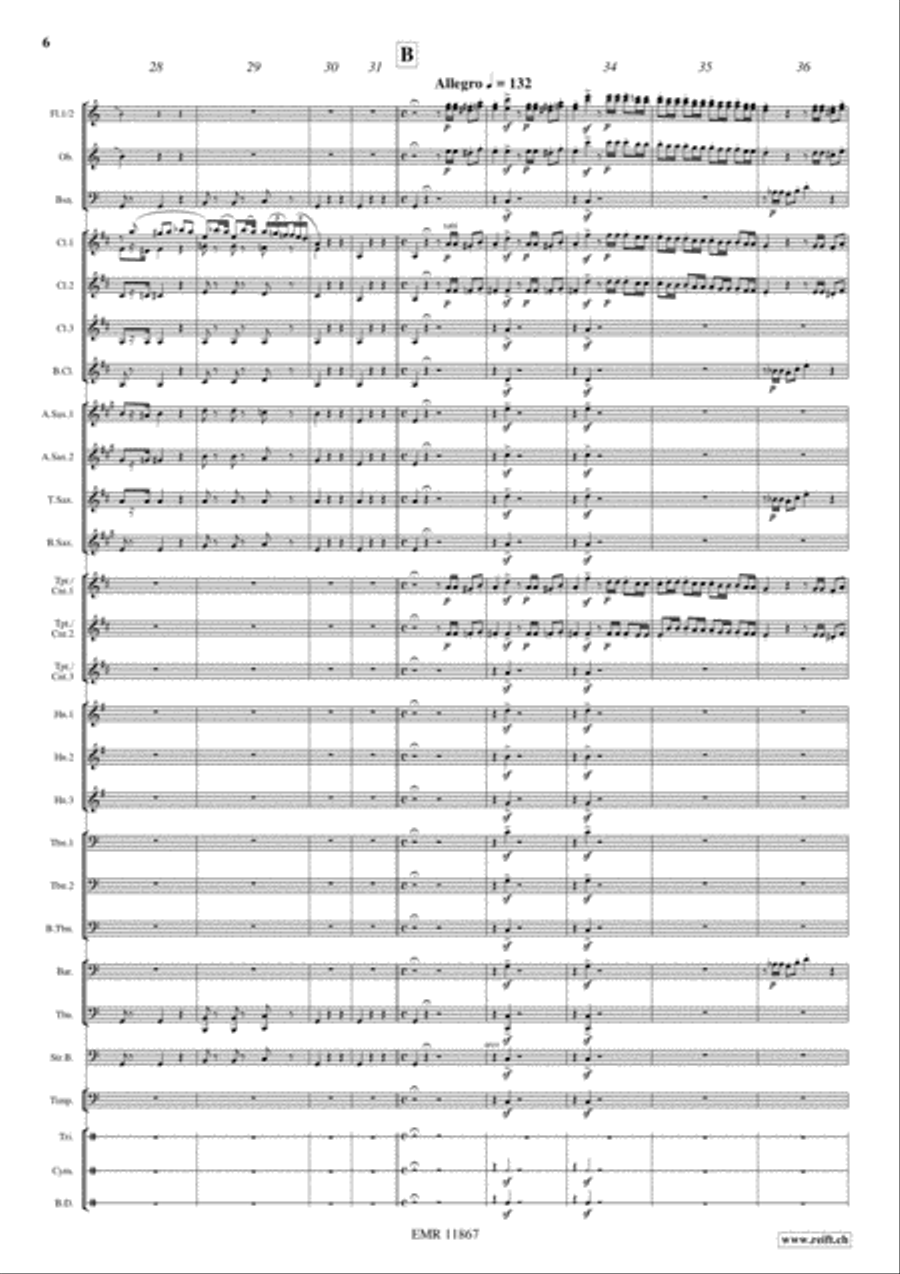 L'Italiana in Algeri Concert Band scores gallery preview page 7
