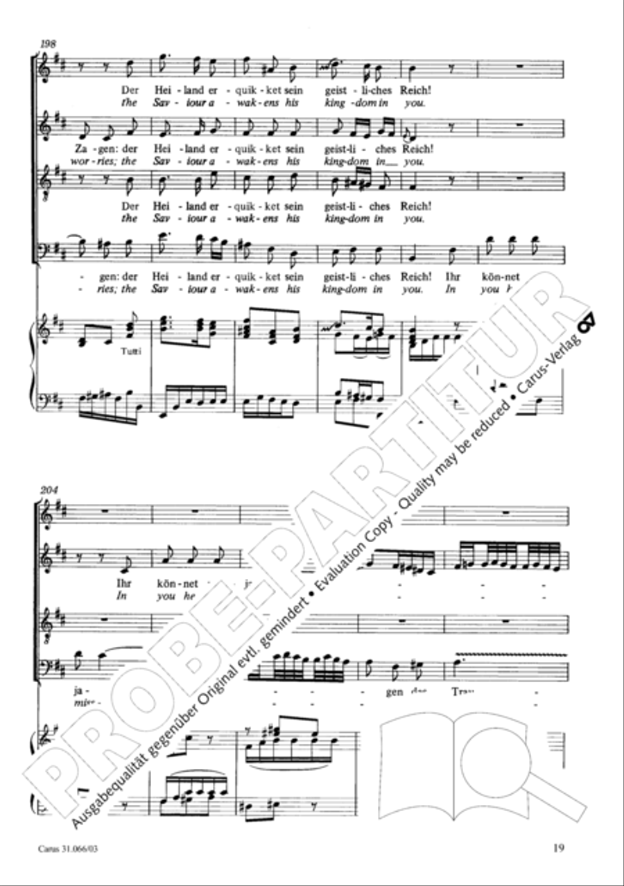 Be joyful, you Christians (Erfreut euch, ihr Herzen) ATB scores gallery preview page 20