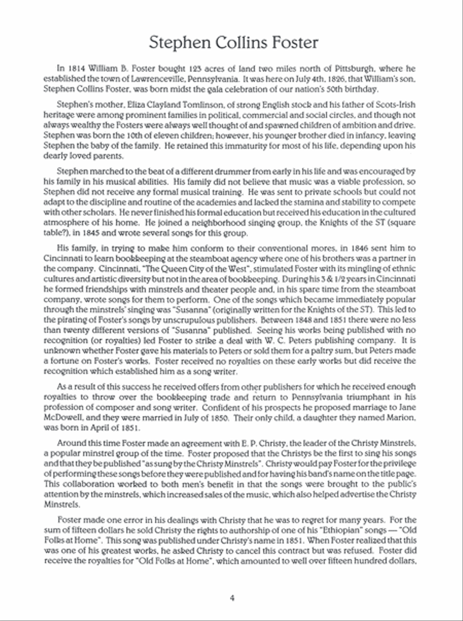 Stephen Foster for Mountain Dulcimer Mountain Dulcimer scores gallery preview page 6