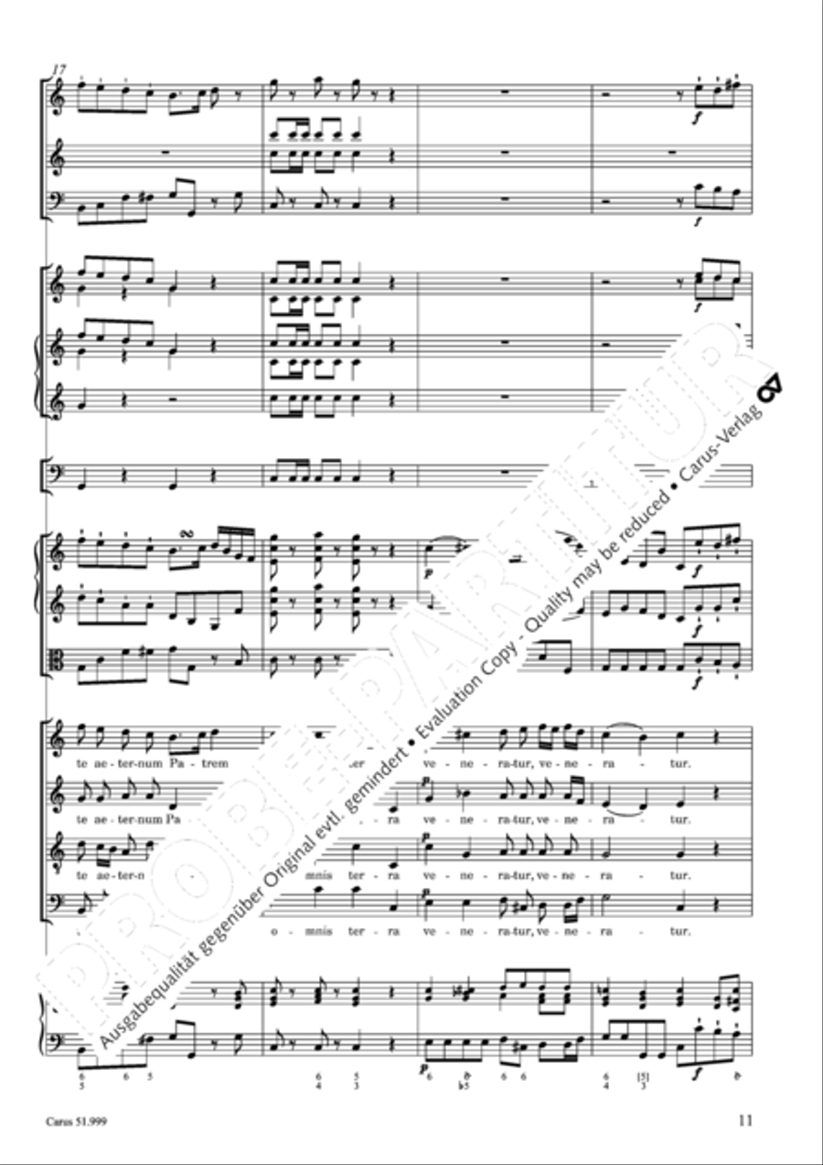 Te Deum Te Deum 4-Part scores gallery preview page 12