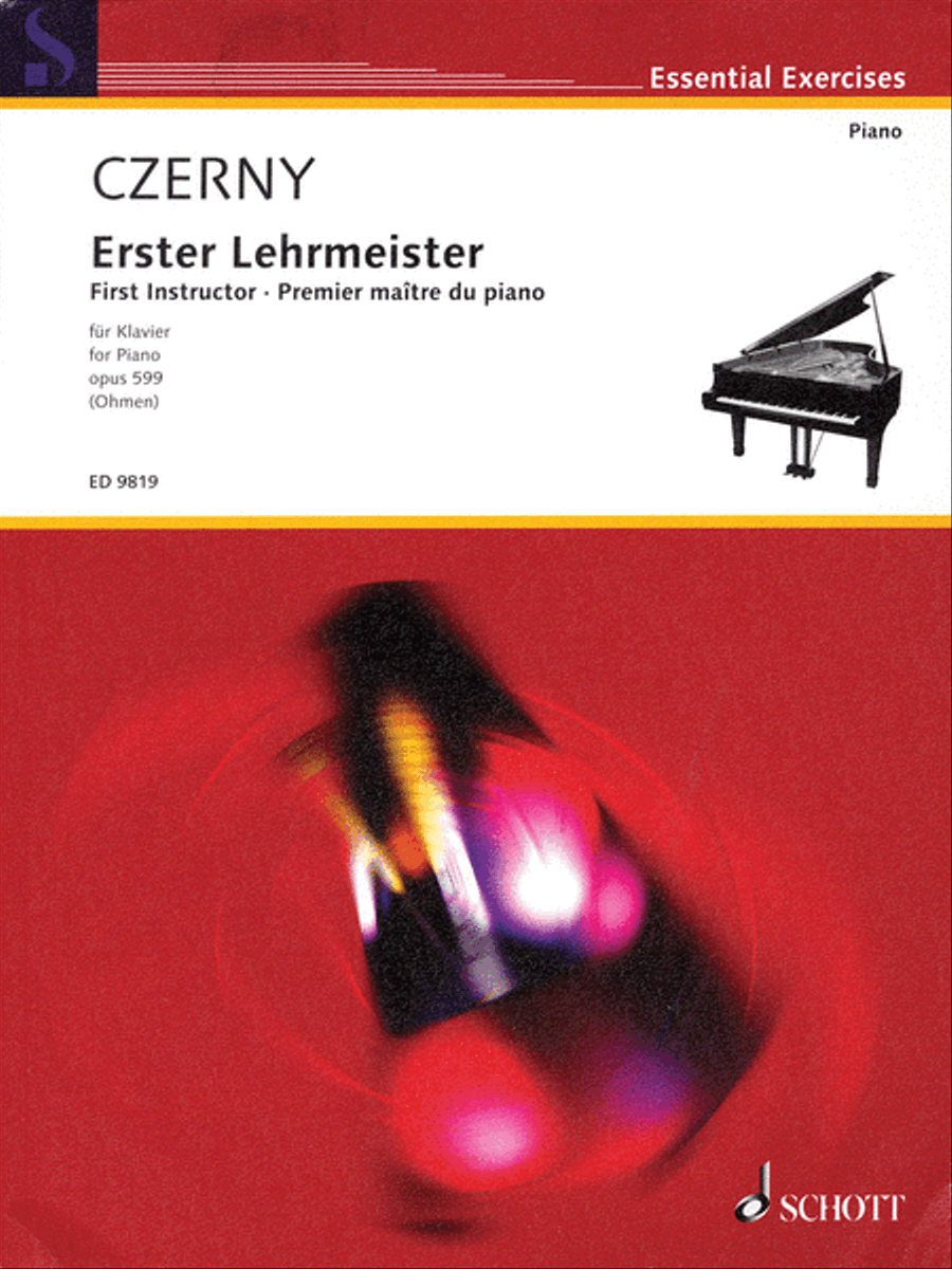 First Instructor (Erster Lehrmeister), Op. 599 Piano Solo scores gallery preview page 1