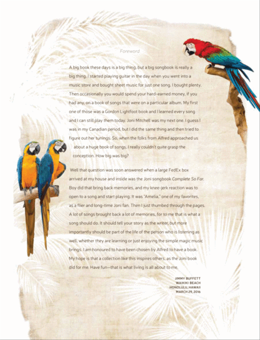 Jimmy Buffett -- Songs from a Sailor Electric Guitar scores gallery preview page 3