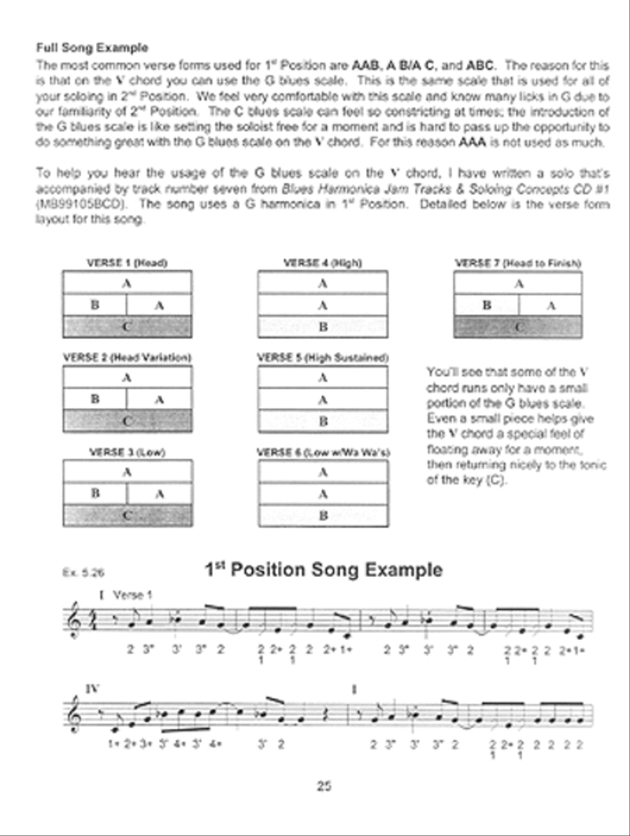 Exploring 1st Position Harmonica scores gallery preview page 3