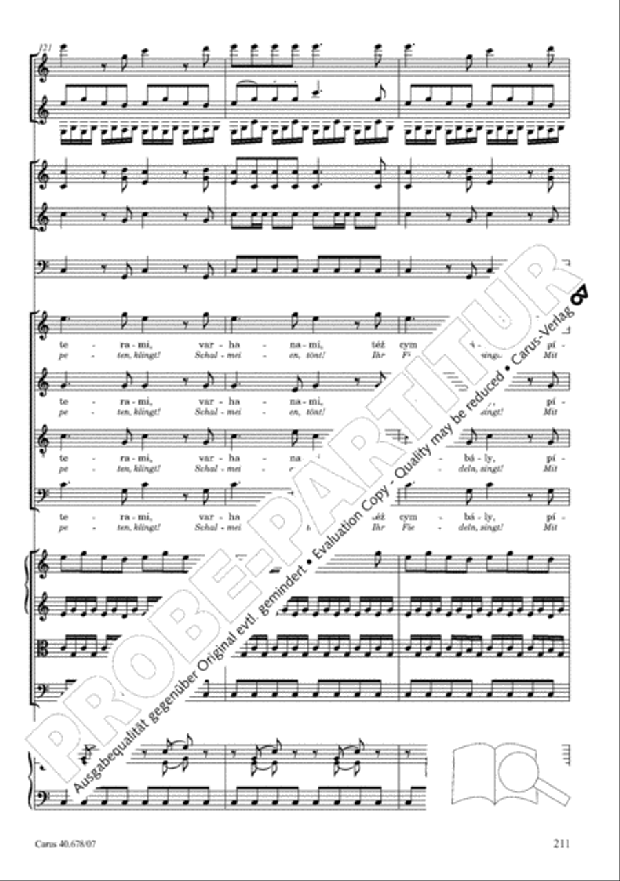Missa pastoralis bohemica 4-Part scores gallery preview page 224