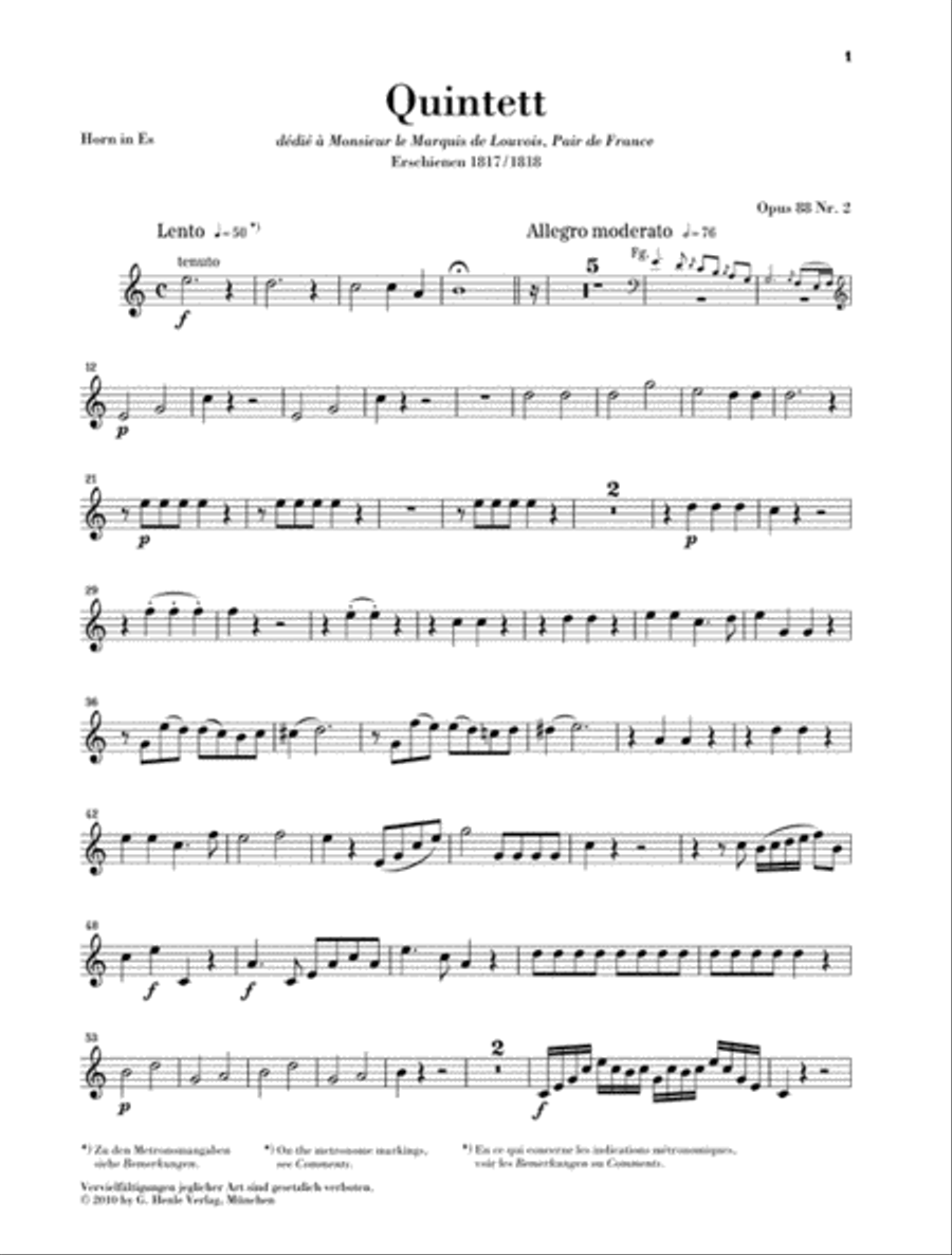 Quintet for Wind Instruments in E-flat Major, Op. 88 No. 2 Woodwind Quintet scores gallery preview page 5