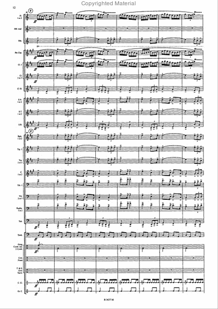 Ambaixadora Contrabandistas Concert Band scores gallery preview page 13