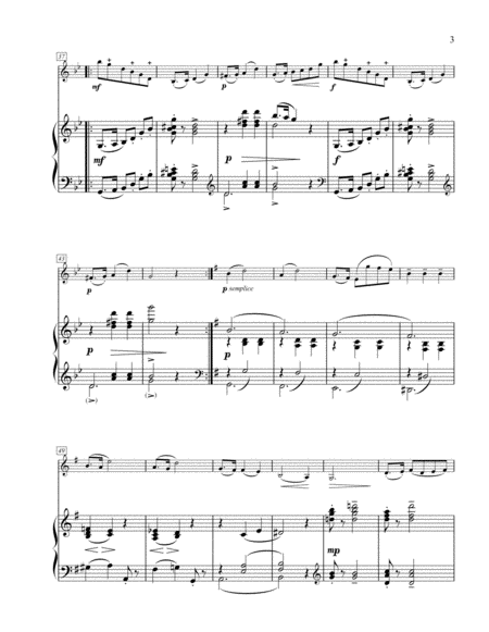 Souvenir de Wieniawski No. 1 for Violin and Piano image number null