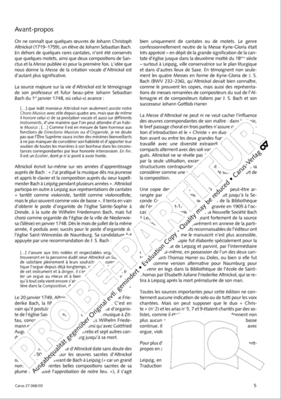 Mass in D minor (Missa in d) 4-Part scores gallery preview page 6