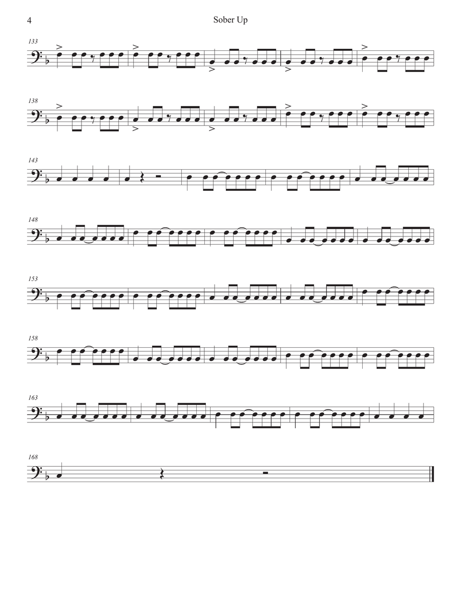 Sober Up Sober Up String Trio scores gallery preview page 4