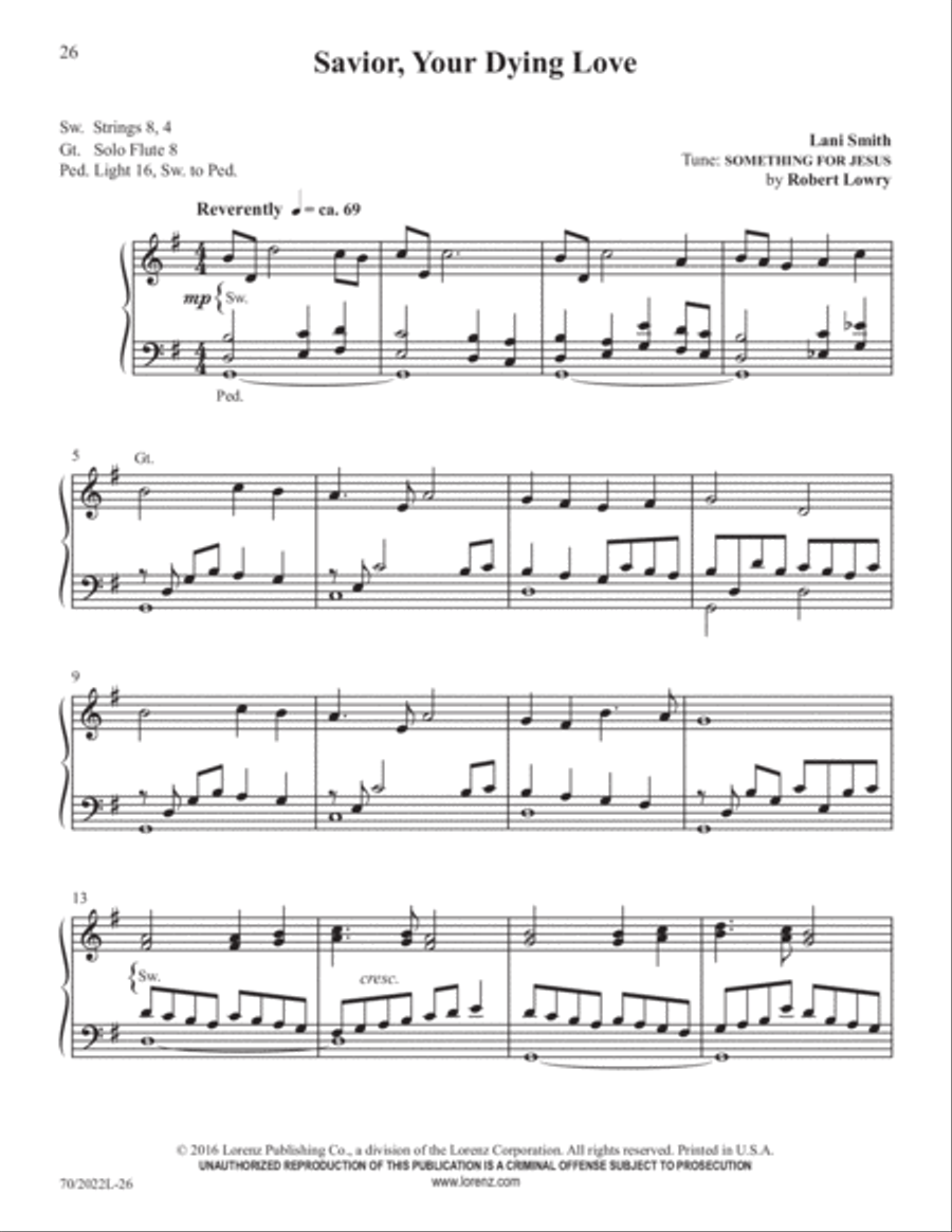 Easy Organ Library, Vol. 61 Organ Solo scores gallery preview page 11