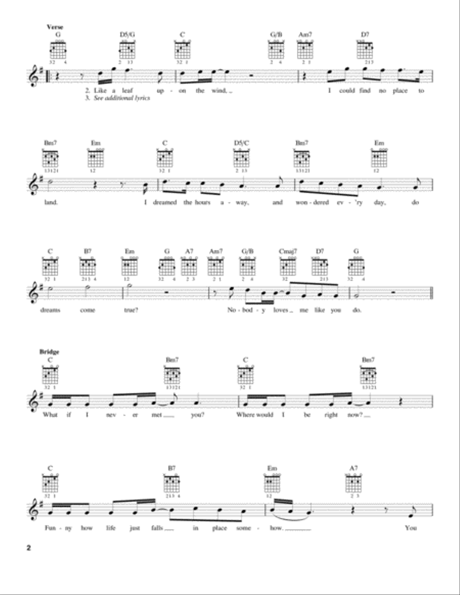 Nobody Loves Me Like You Do Acoustic Guitar scores gallery preview page 2