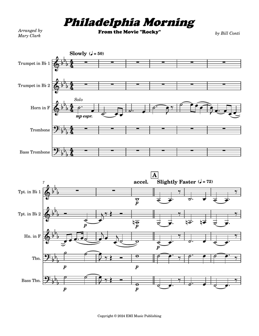 Philadelphia Morning Brass Quintet scores gallery preview page 3