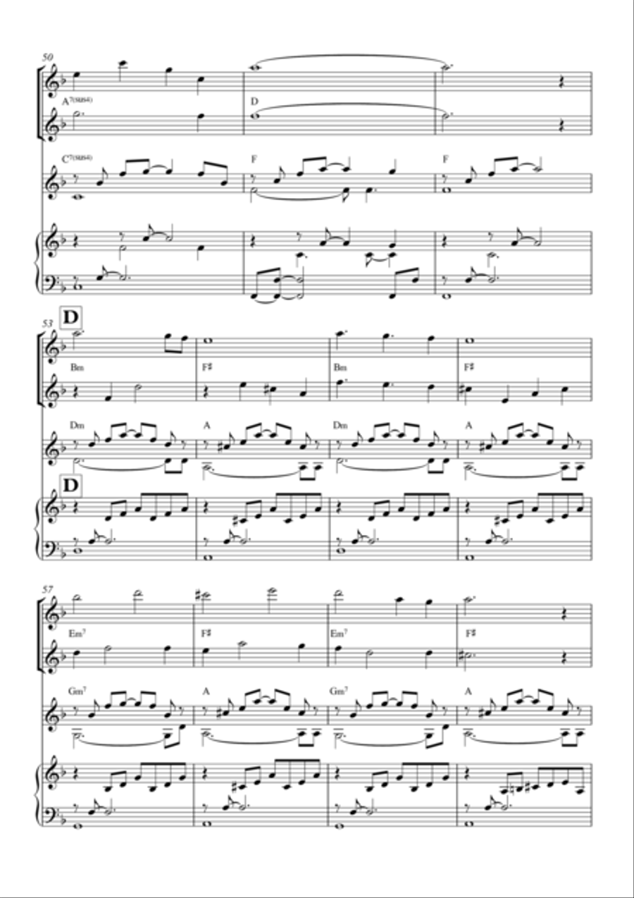 Instrumental Interlude 2'55 for 2 flutes, guitar and/or piano by Simon Peberdy image number null