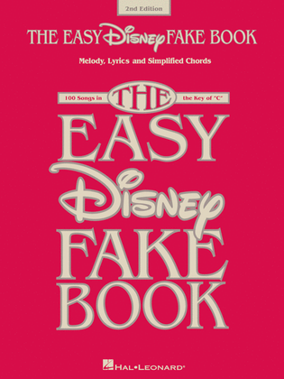 Book cover for The Easy Disney Fake Book – 2nd Edition