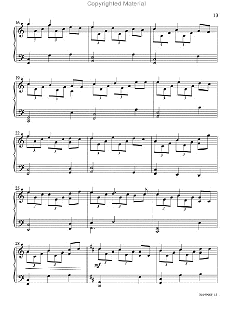 Filled with Thankfulness Piano Solo scores gallery preview page 11