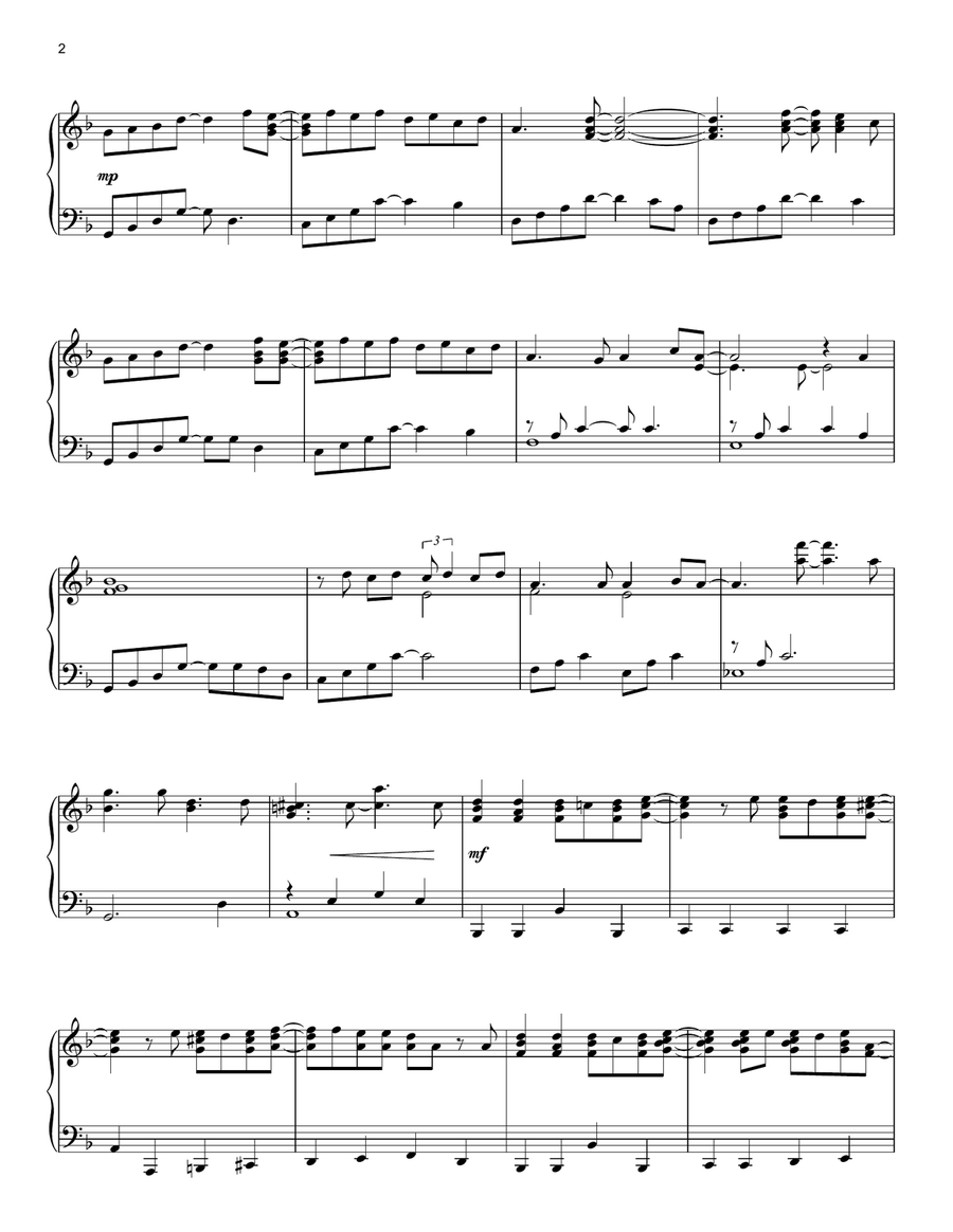 City Of Stars (from La La Land) Piano Solo scores gallery preview page 2