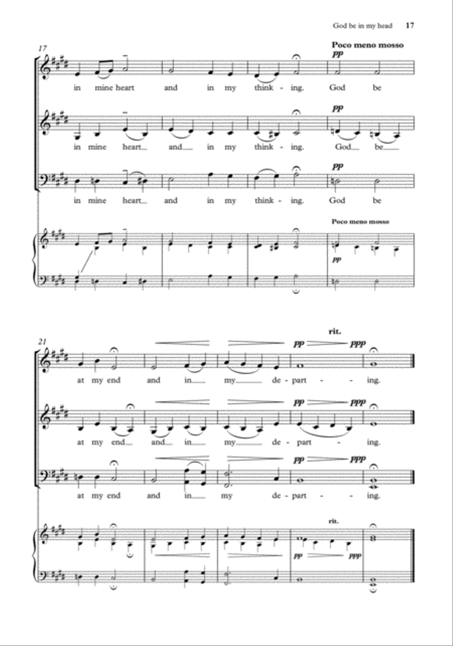 John Rutter Anthems for SA Men SA scores gallery preview page 15
