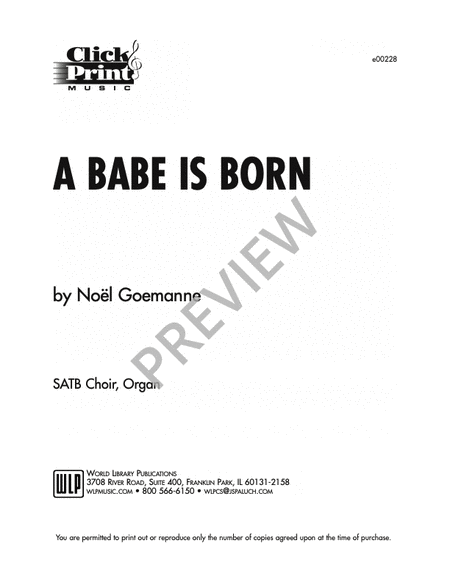 A Babe is Born image number null