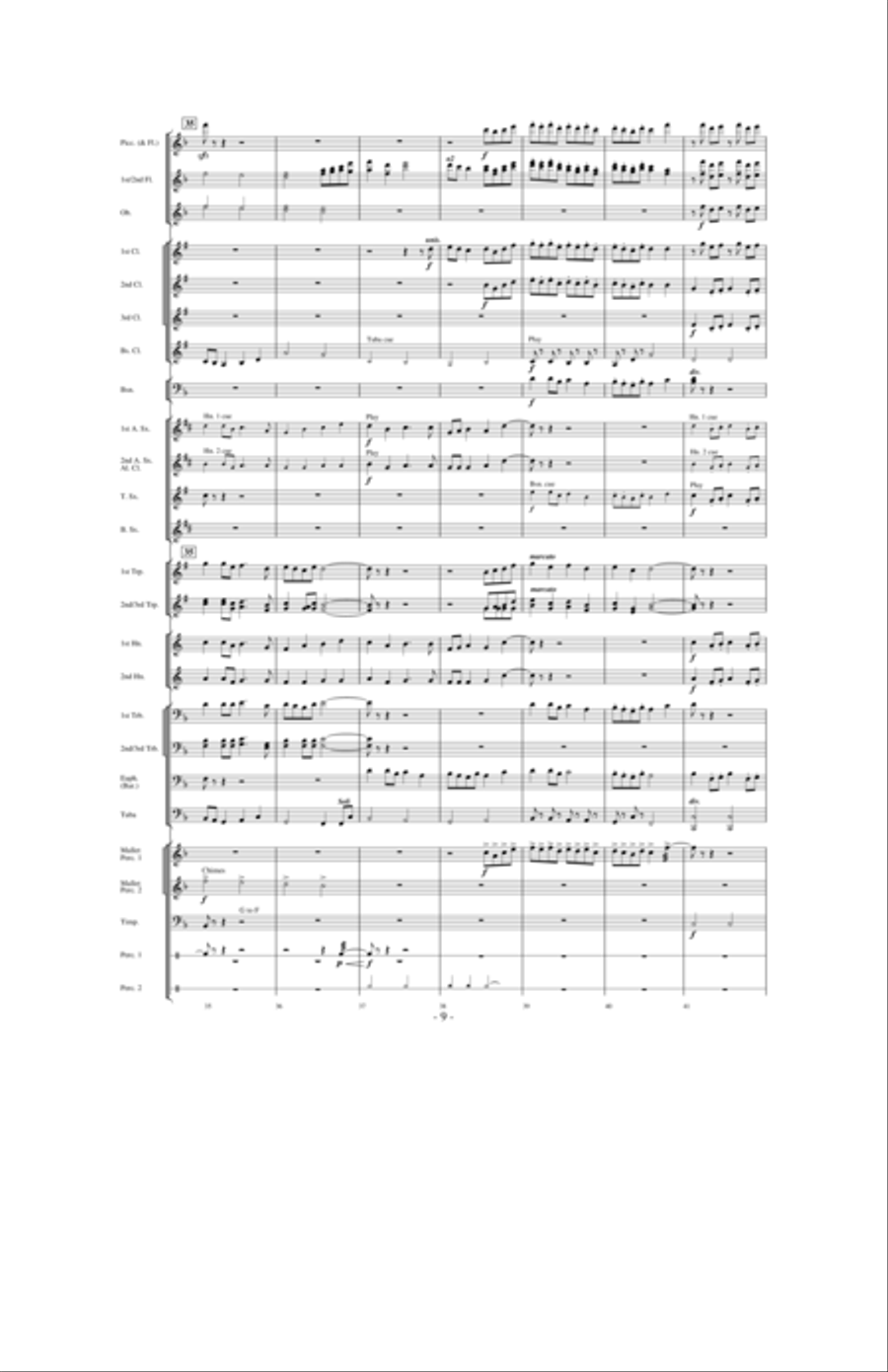 High Country Celebration High Country Celebration Concert Band scores gallery preview page 8