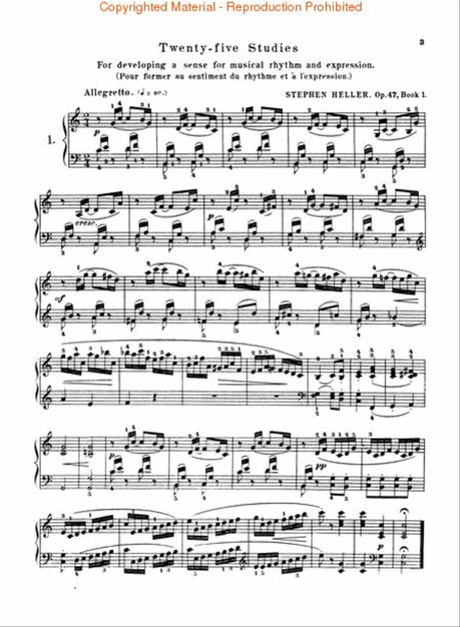 25 Studies for Rhythm and Expression, Op. 47 Piano Method scores gallery preview page 2