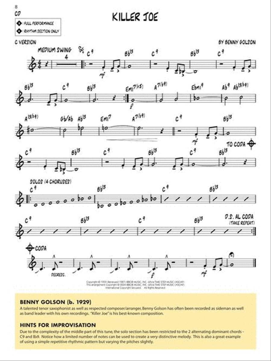 Essential Elements Jazz Play-Along – Jazz Standards Jazz Ensemble scores gallery preview page 8