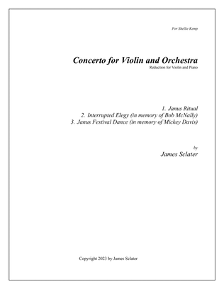 Concerto for Violin and Orchestra (Piano Reduction)