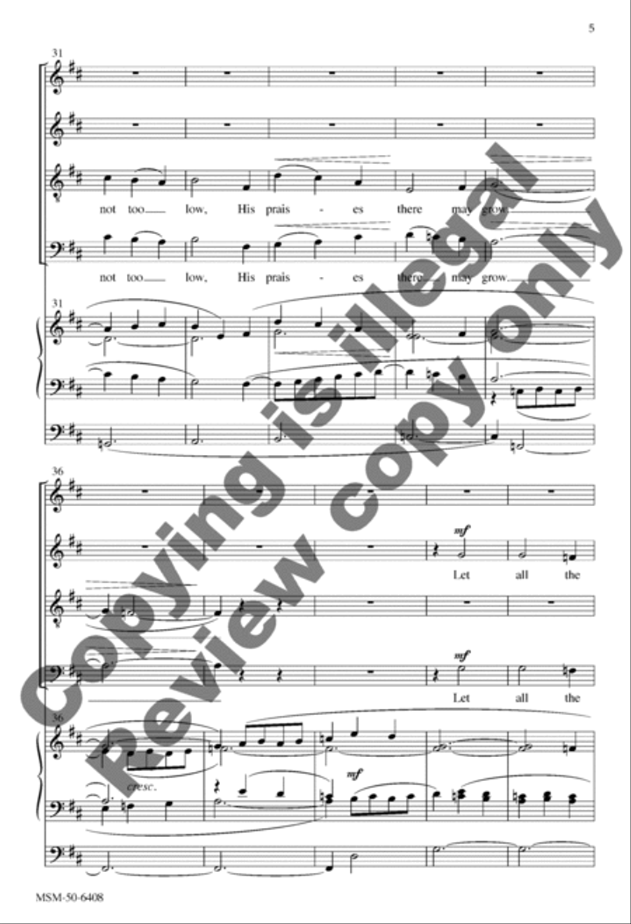 Antiphon 4-Part scores gallery preview page 5