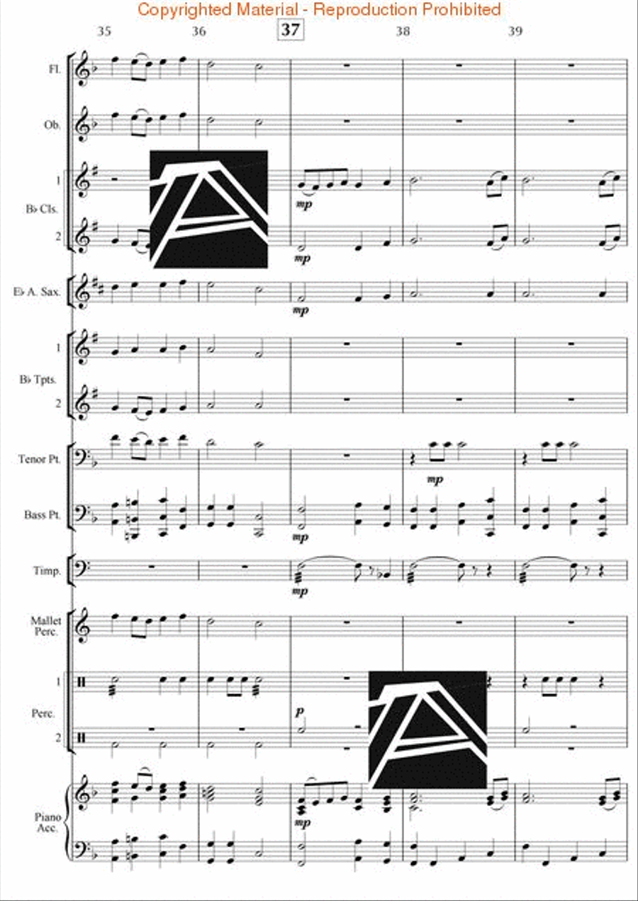Jazz Suite No. 2 – Dance I Concert Band scores gallery preview page 9
