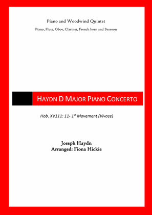 Haydn D Major Piano Concerto: 1st Movement