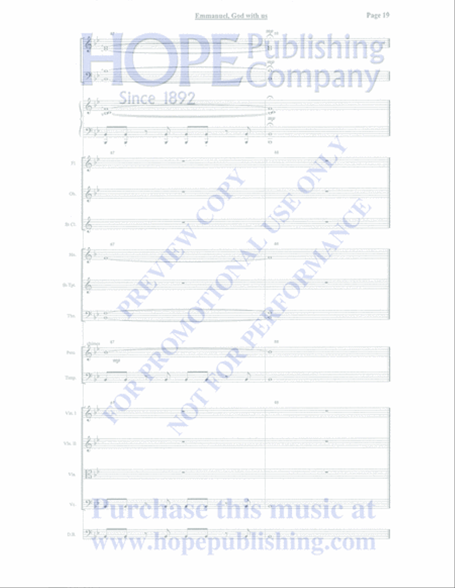 Emmanuel Emmanuel Orchestra scores gallery preview page 52