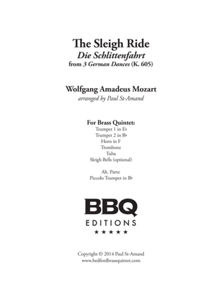 Sleigh Ride (Mozart) - Brass Quintet