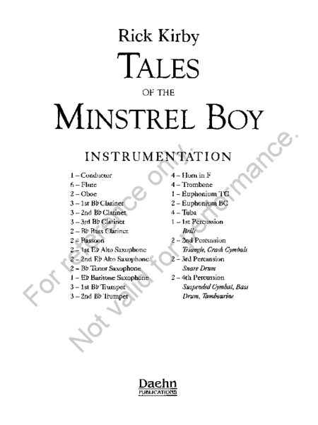 Tales of the Minstrel Boy image number null
