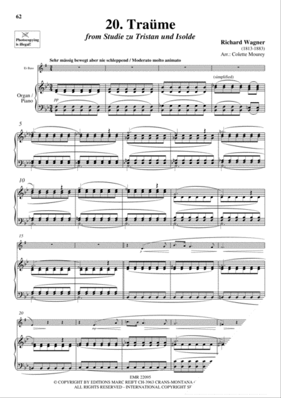 20 Greatest Meditations Voice Solo scores gallery preview page 22