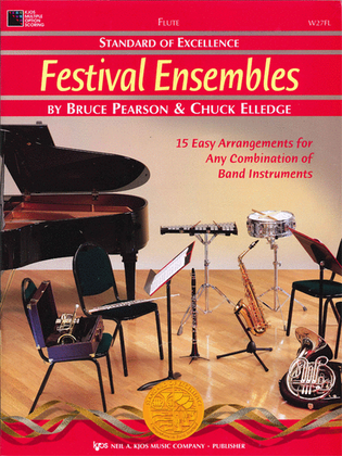 Book cover for Standard of Excellence: Festival Ensembles-Flute