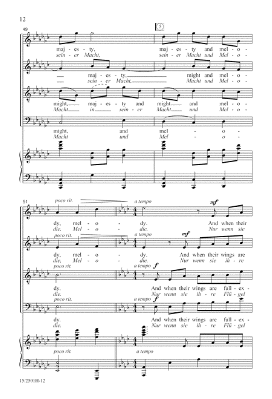 The Angels (Die Engel) The Angels (Die Engel) 4-Part scores gallery preview page 13
