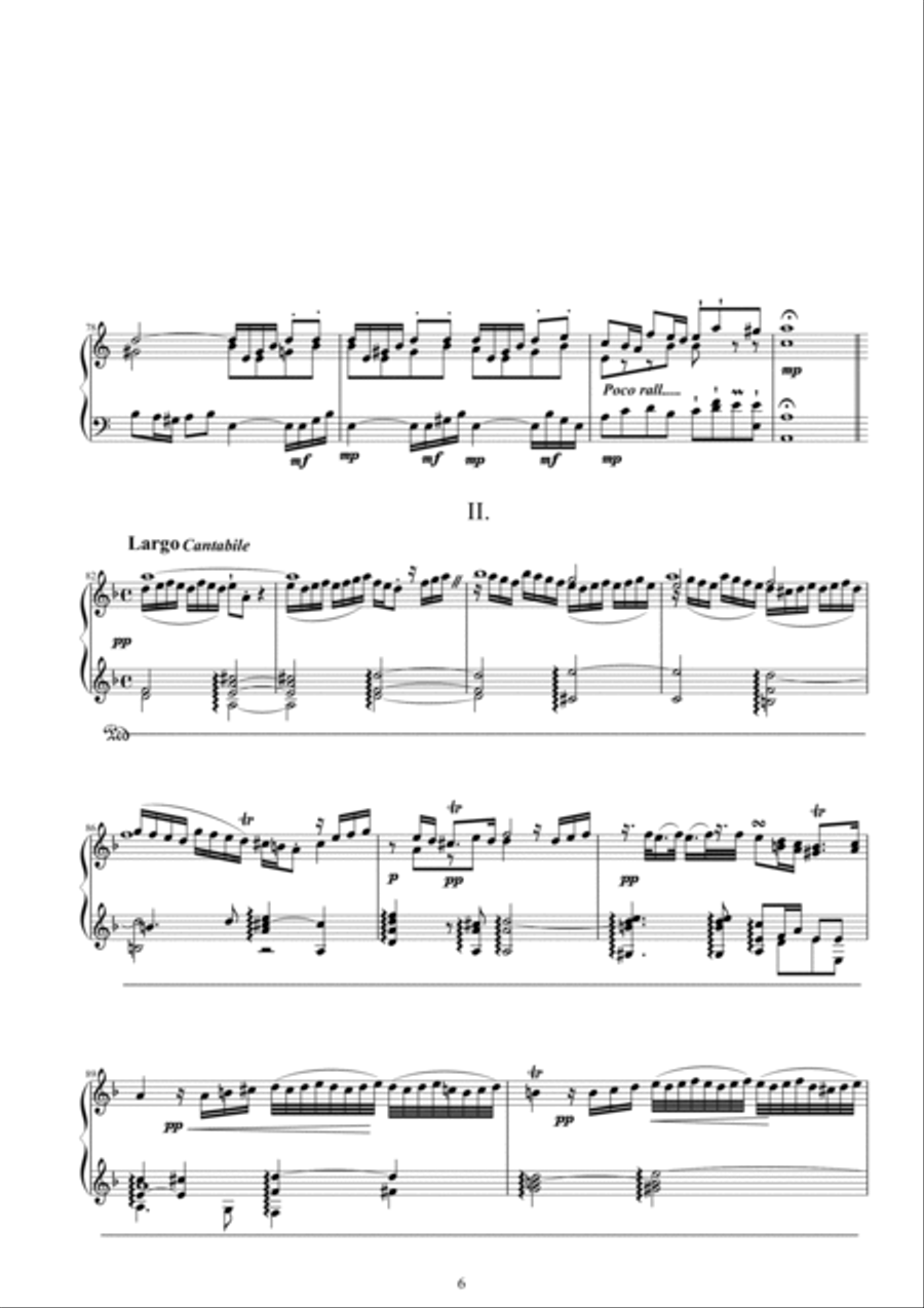 A.Vivaldi-Concerto in A minor (Rv 356) transcription for piano Piano Solo scores gallery preview page 6