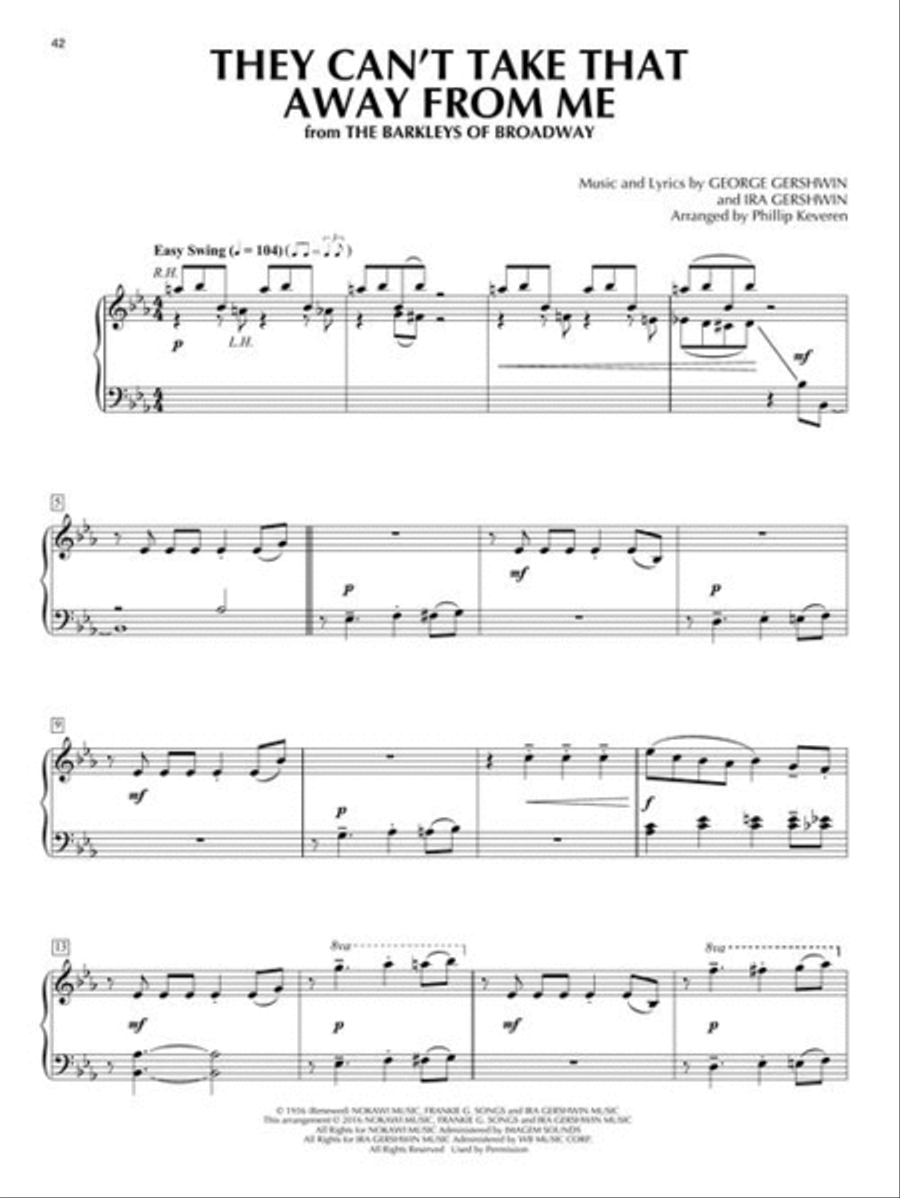 The Gershwin Collection Piano Solo scores gallery preview page 6