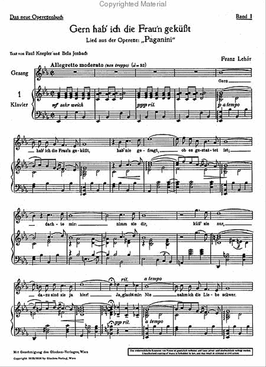 New Operetta Book - Volume 1 Voice scores gallery preview page 2