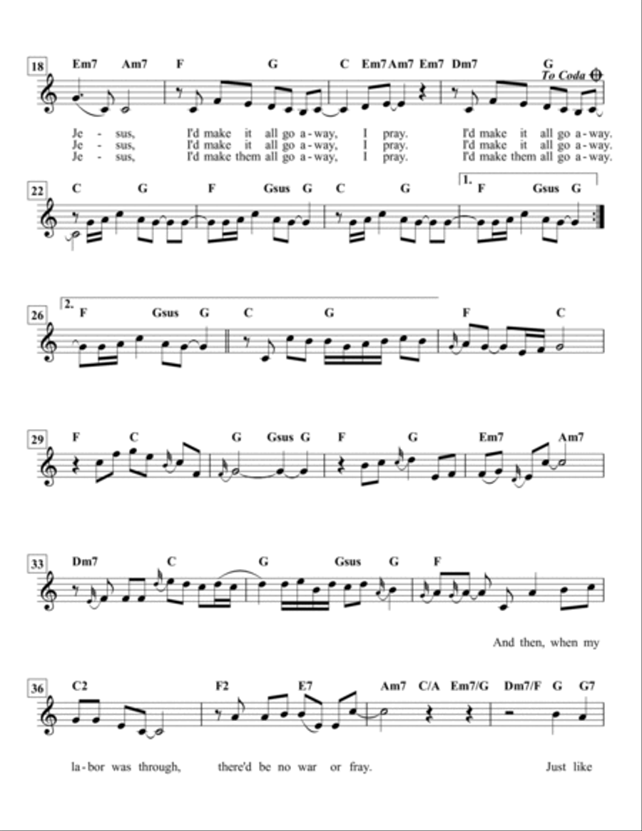 Just Like Jesus Guitar scores gallery preview page 2